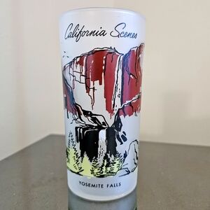 Vintage Libbey Collectible Glass - Yosemite Falls "California Scenes" Series